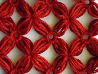 knitting-and Crazy Daisy Lattice Join